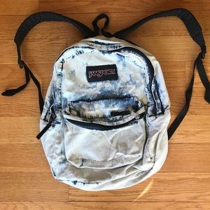 Jansport denim daze acid blue backpack
